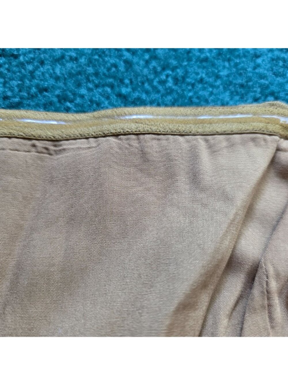 Reformation Isabeli Linen Strapless Mini Dress Sz 10 Ginger Sustainable NWT - Picture 12 of 13